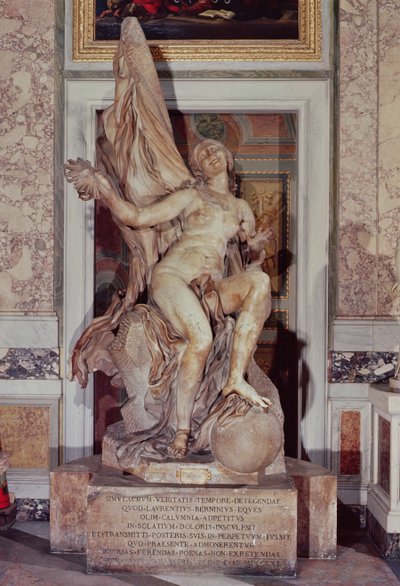 Wahrheit enthüllt durch die Zeit, ca. 1645-52 von Gian Lorenzo Bernini